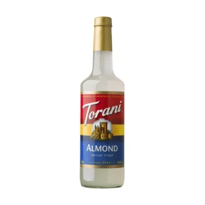 Torani Almond syrup 750ml bottles