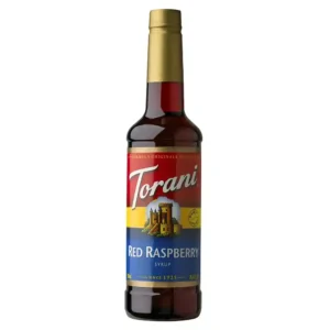 Torani Red Raspberry syrup 750ml bottles
