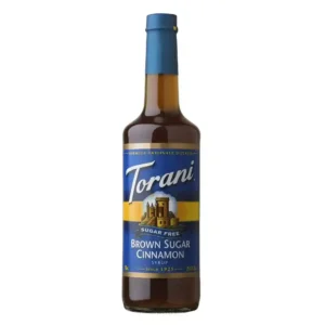 Torani Sugar Free Brown Sugar Cinnamon syrup - 750ml bottles