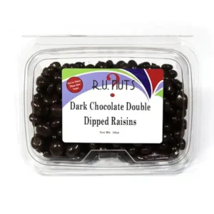 Dark Chocolate Double Dipped Raisins - 14 oz. tub