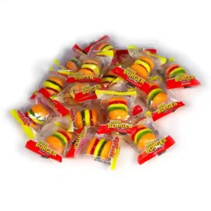 Efrutti® Gummi Miniburgers Bulk Case 19 oz. box