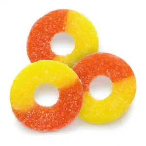Albanese® Gummi Peach Rings - 4.5 lb. bags